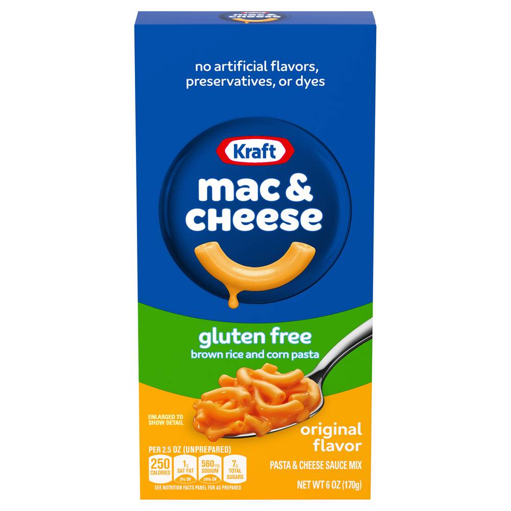 Kraft Gluten Free Original Flavor Macaroni & Cheese Dinner (6 oz)