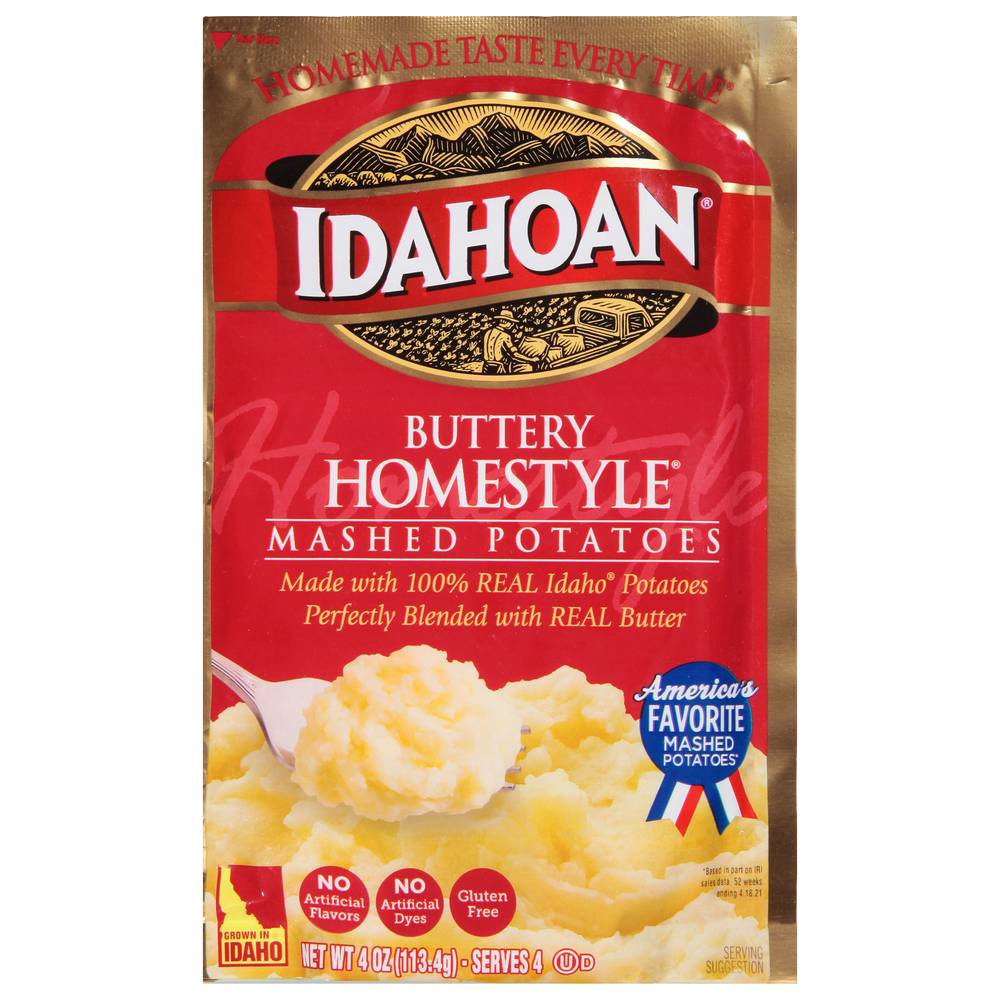 Idahoan Buttery Homestyle Mashed Potatoes (4 oz)