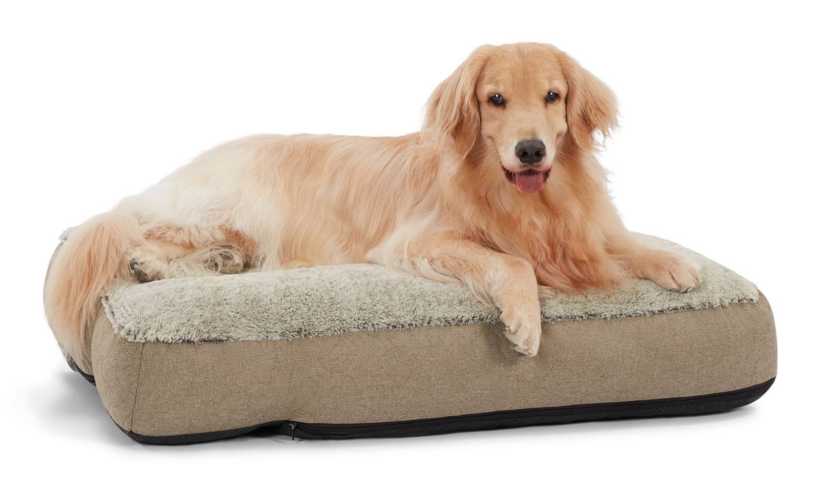 Top Paw Orthopedic Memory Foam Quilt Mattress Dog Bed, Brown