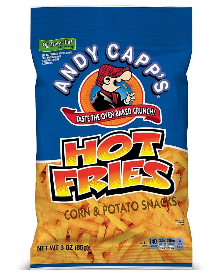 Andy Capp's Hot Fries Corn Potato Snacks