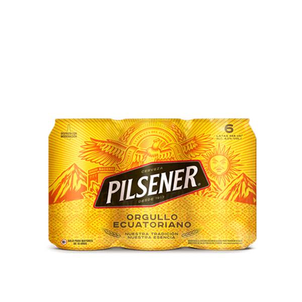 Sixpack Cerveza Pilsener Lata 355ml