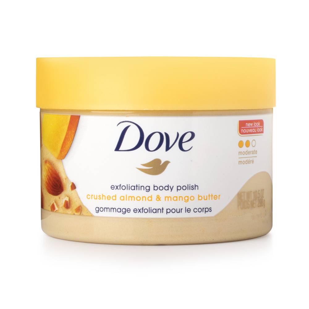 Dove · Exfoliante corporal manteca de mango y almendra (298 g)