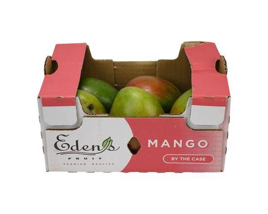 Eden's Fruit · Caisse mangues rouges (455 mL) - Case red mangoes (2 kg)