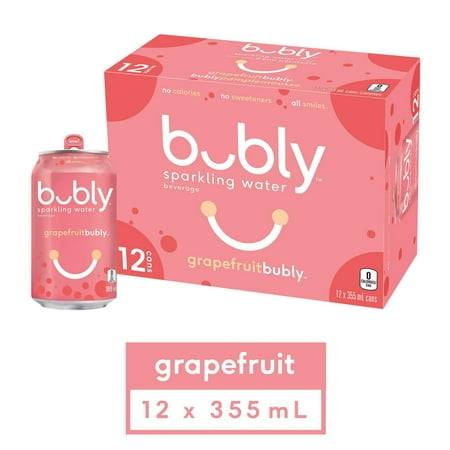 Bubly bubly eau pétillante pamplemousse (12x355ml) - sparkling water grapefruit (12 x 355 ml)