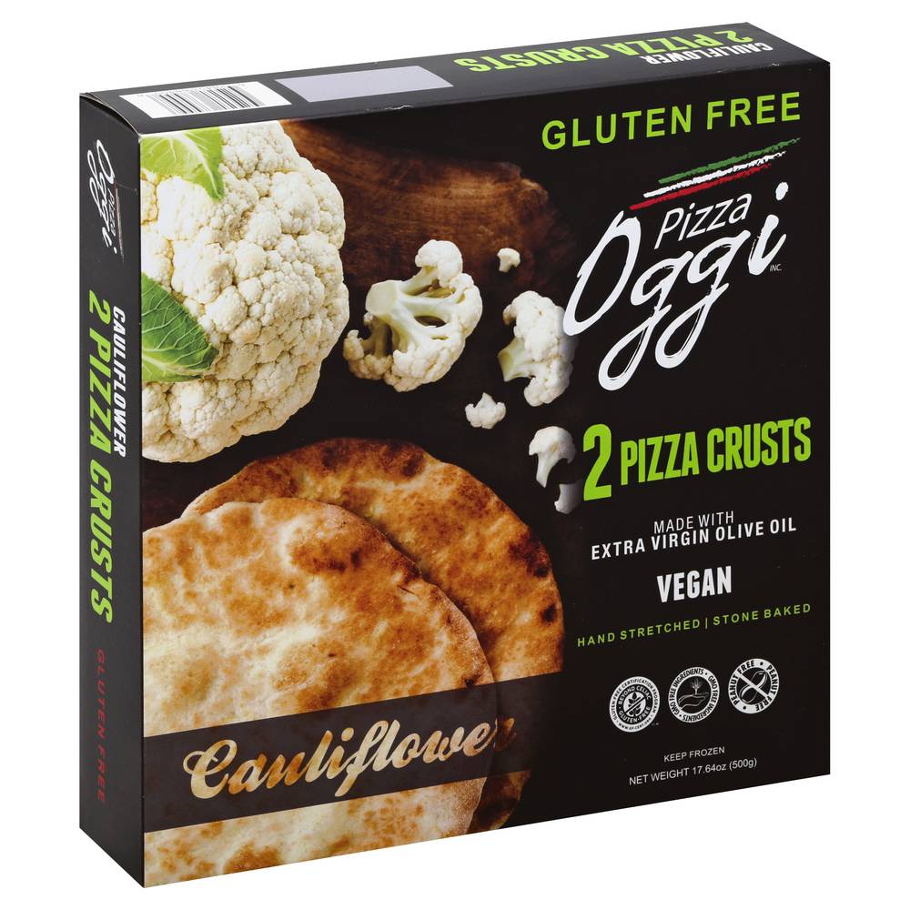 Oggi Gluten Free Vegan Cauliflower Pizza Crusts (1.11 lbs)