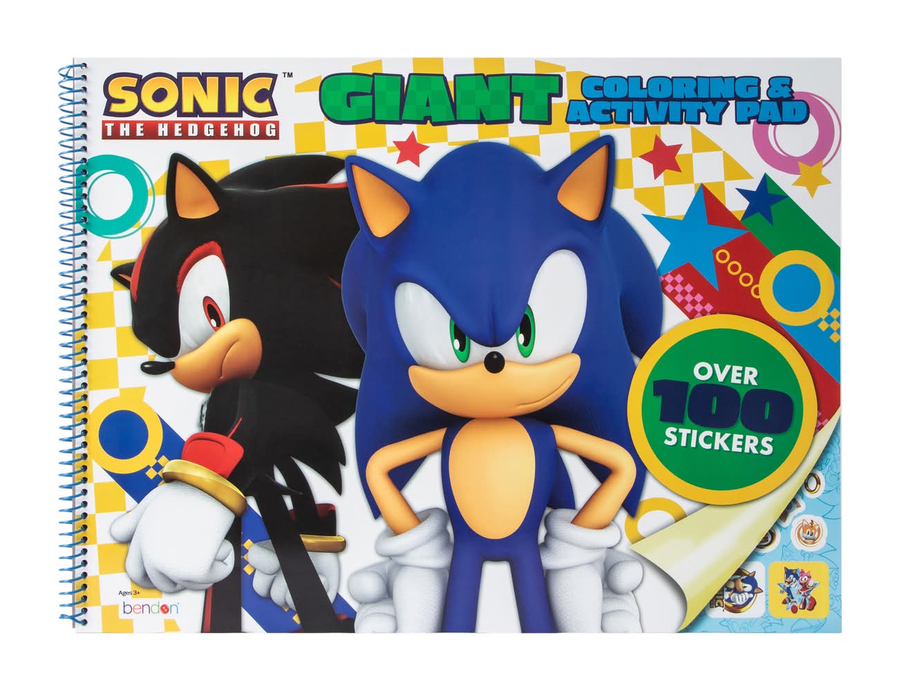 Sonic The Hedgehog™ Giant Coloring & Activity Pad Sonic