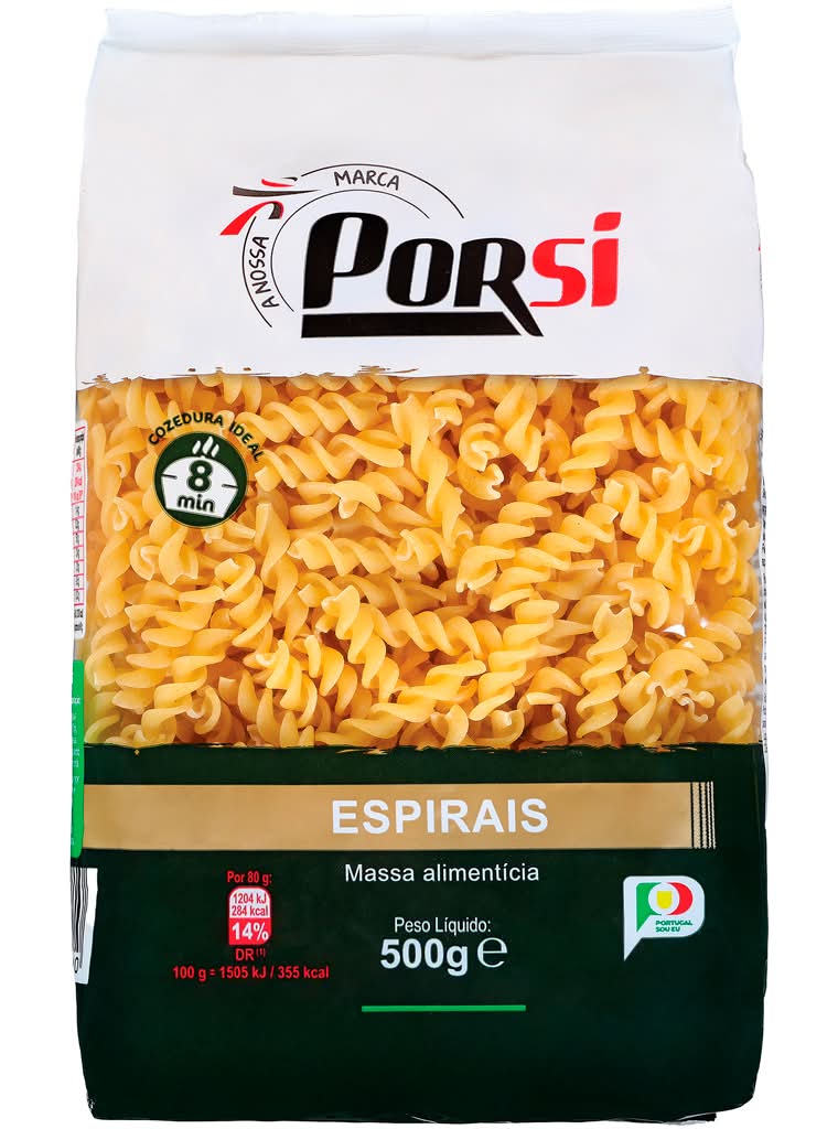 PorSi - Espirais, 500 g
