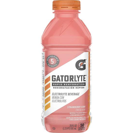 Gatorlyte Rapid Rehydration Energy Drink, Strawberry Kiwi, 20 OZ