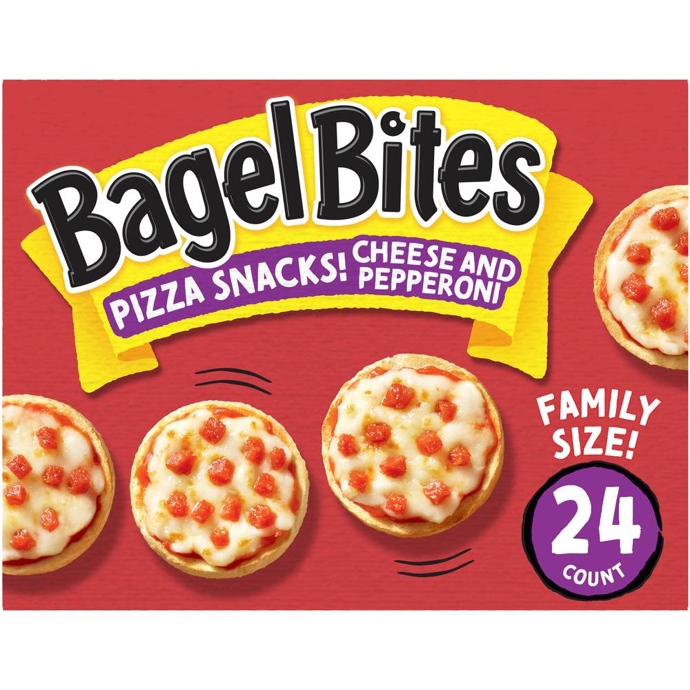 Bagel Bites Cheese & Pepperoni Pizza Snacks (24 ct)