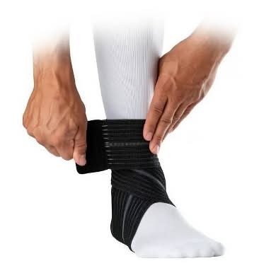McDavid Sport Ankle Sleeve With Wrap Support, L-XL
