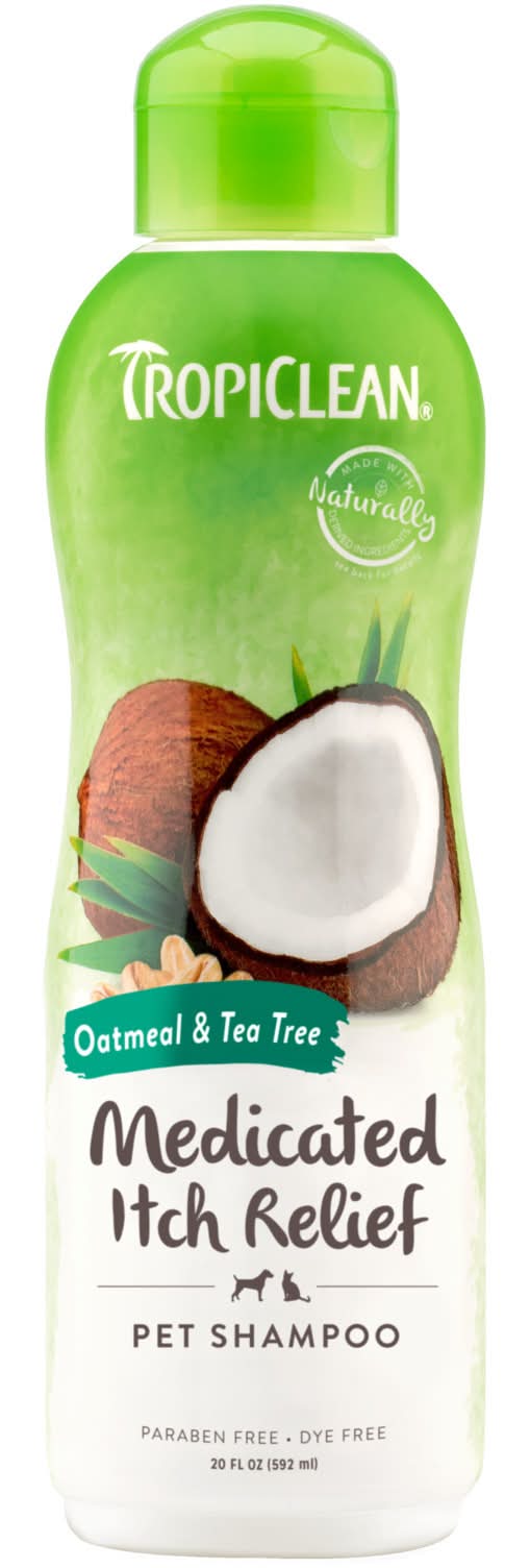 Tropiclean Shampoo Oatmeal & Tea Tree For Dogs (20 fl oz)