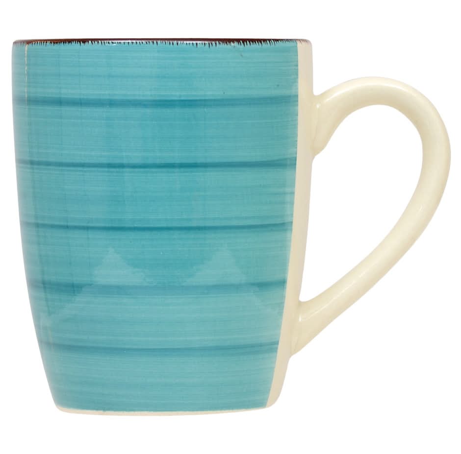 Royal Norfolk Swirl Stoneware Mug, Turquoise