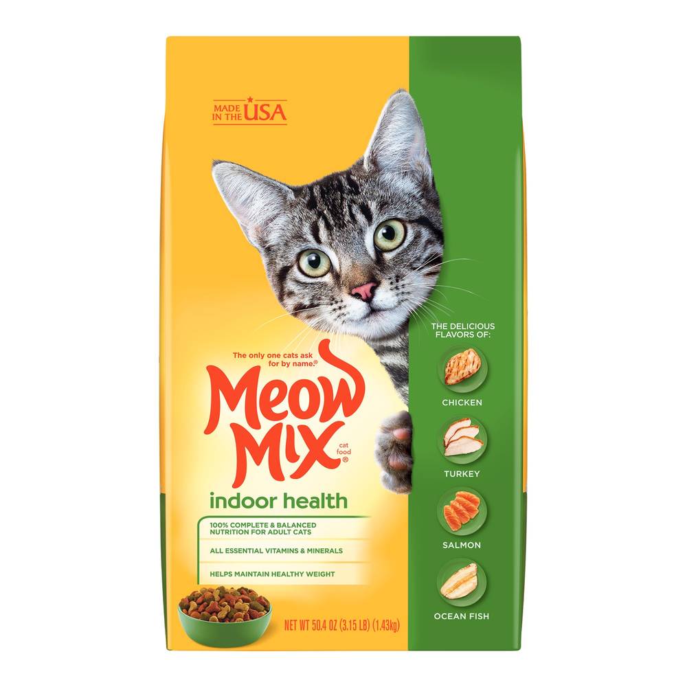 Meow Mix Indoor Adult Dry Cat Food (assorted)