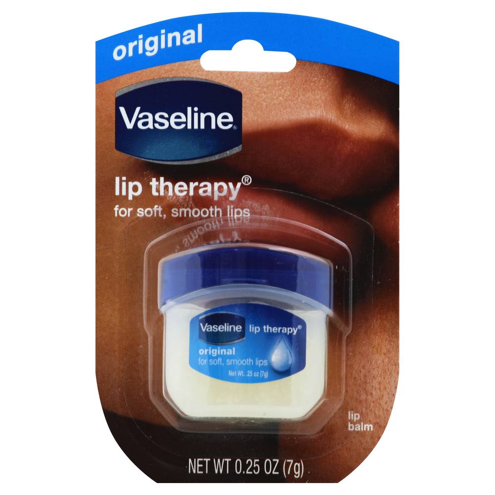 Vaseline Orginal Lip Therapy For Soft Smooth Lips Lip Balm (0.3 oz)