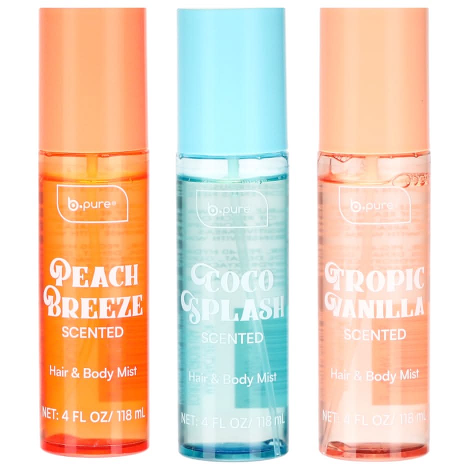 b.pure Scented Hair And Body Mist Spray, 4 OZ