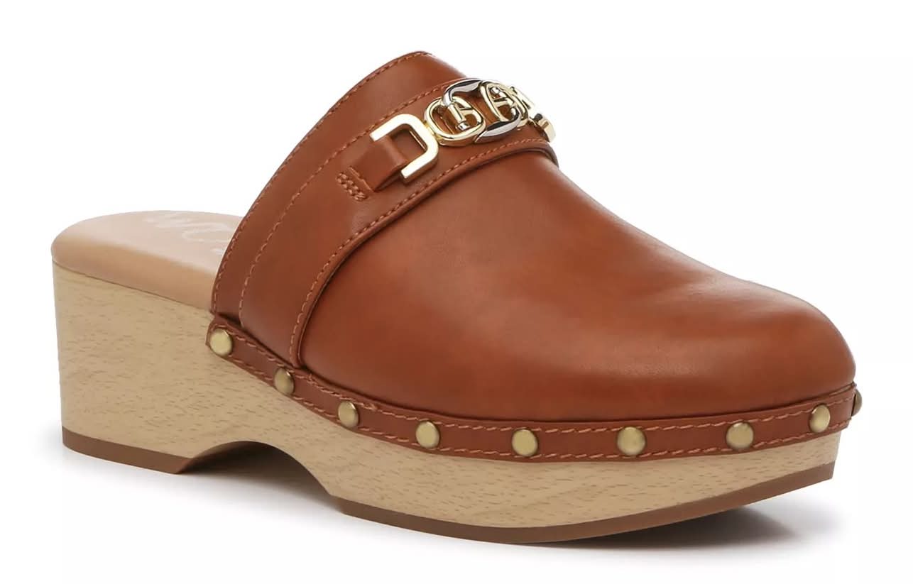 Sam Edelman Kaye Clog (Cuoio Brown Medium - 5.5)