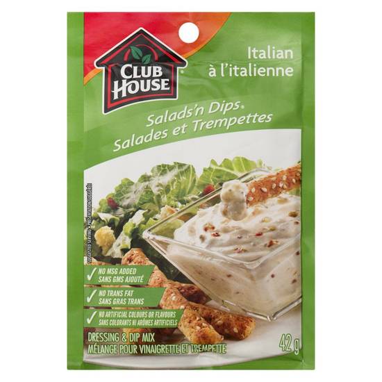 Club House Salads 'N Dips Dressing Mix, Italian (42 g)