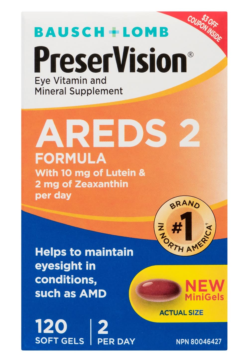 Bausch + Lomb Preservision Eye Vitamin Capsules (90 g)