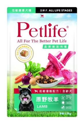 【Petlife】晶饌纖蔬肉糧 全齡犬 原野牧羊1.5kg#WP007653