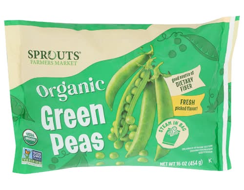 Sprouts Organic Green Peas