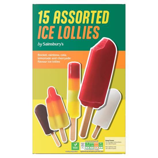 Sainsbury's Assorted Ice Lollies (15 Ct) (Assorted)