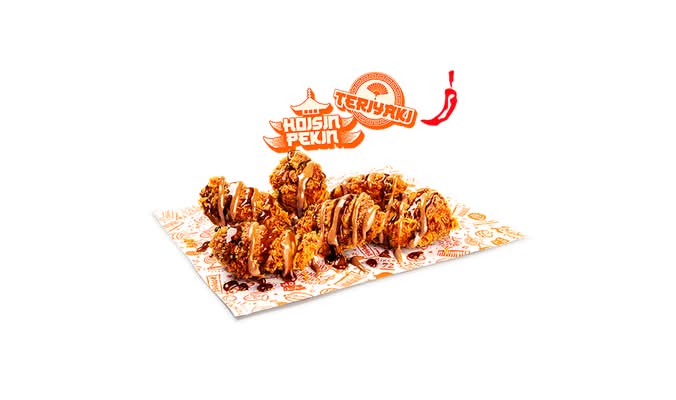 3 Alitas Teriyaki & Hoisin Pekín