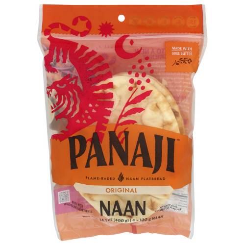 Panaji Original Flame-Baked Naan Flatbread
