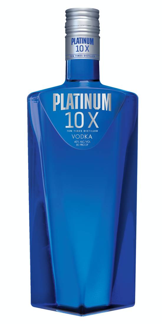 Platinum 10x 80 Proof Vodka (1.75 L)