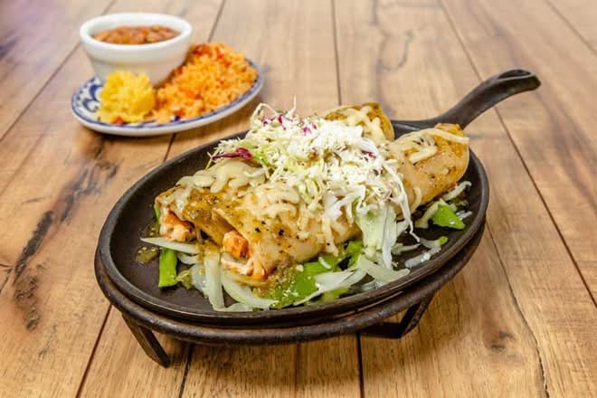 SIZZLING ENCHILADAS - GRILLED CHICKEN