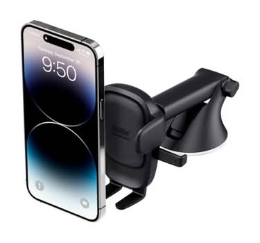 iOttie Easy One Touch 6 Universal Dashboard Windshield Mount For Mobile, Black