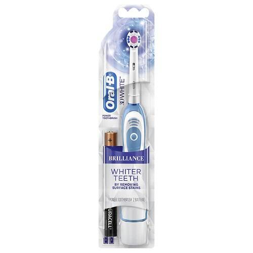 Oral-B 3D White Brilliance Whitening Battery Toothbrush - 1.0 ea