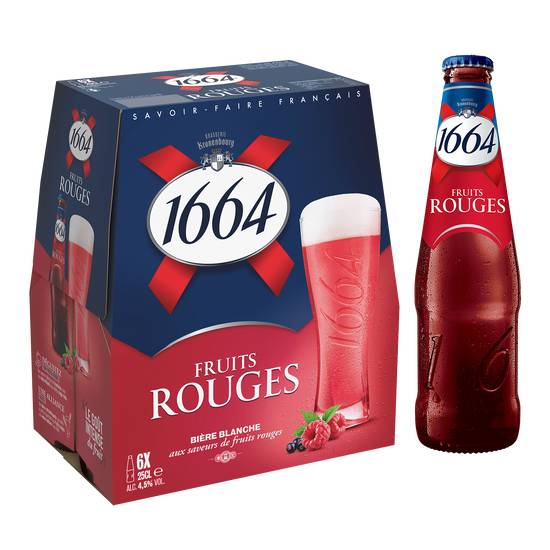 1664 - Fruits rouges ( 6 pièces, 250 ml )