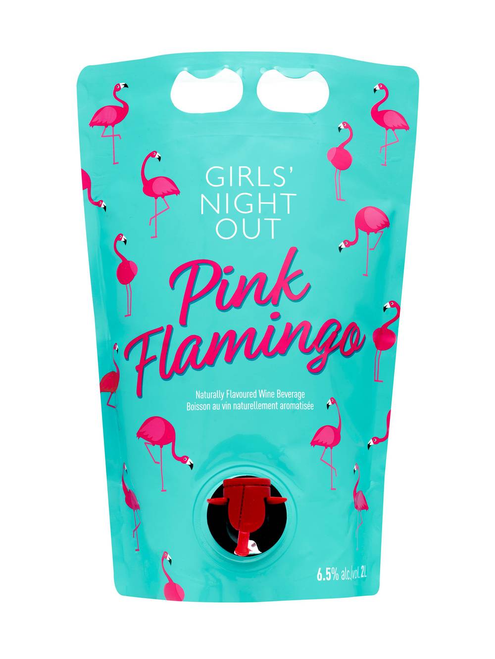 Girls' Night Out Pink Flamingo Flavoured Wine Beverage