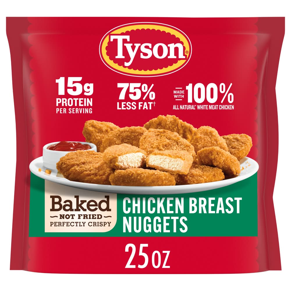 Tyson Air Fried Chicken Breast Nuggets (25 oz)