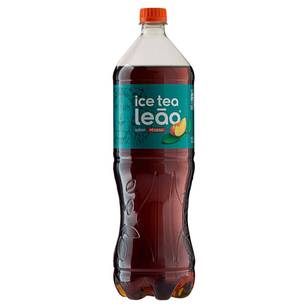 Leão chá preto ice tea sabor pêssego (1.5 l)