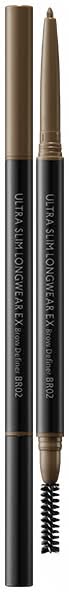 1028 精算師持色細眉筆 EX 0.12g (BR02 咖啡色)