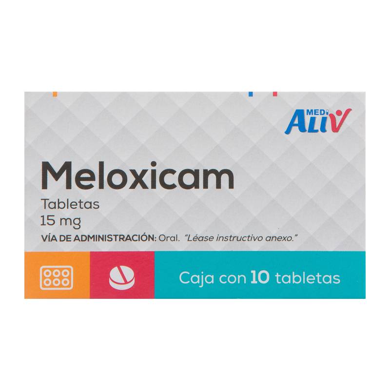 Medialiv Meloxicam 15 Mg Caja 10 Tab
