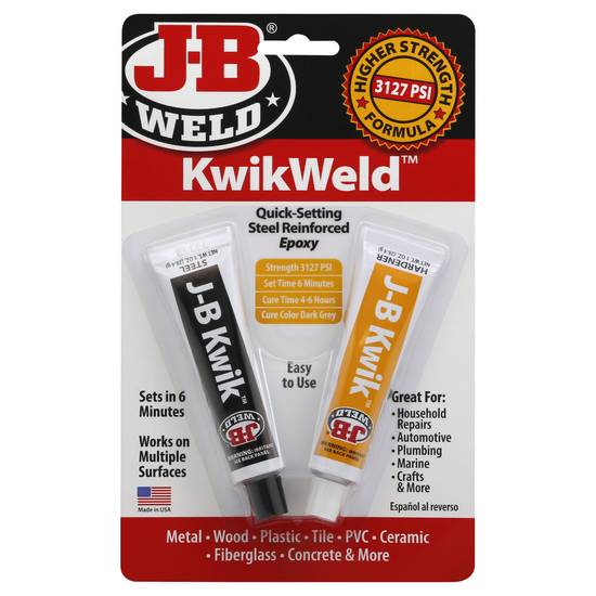 J-B Weld Kwikweld Adhesives Higher Strength Formula