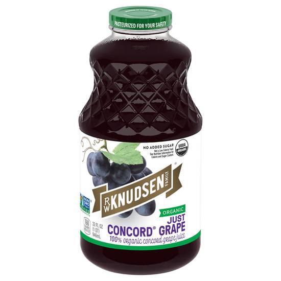 R.w. Knudsen Organic No Sugar Added Just Concord Grape Juice (32 fl oz)