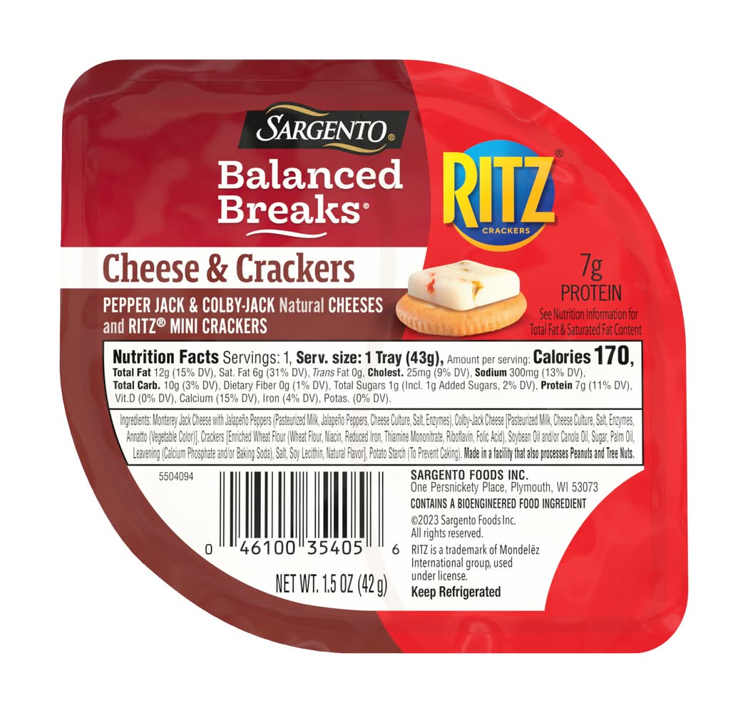 Sargento Balanced Breaks Cheese and Ritz Cracker (1.5 oz)