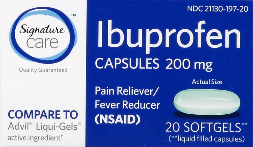 Signature 200 Mg Ibuprofen Softgels (1.3 oz)