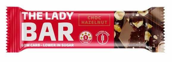 The Lady Bar Choc Hazelnut 50g