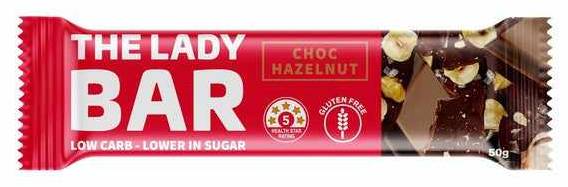 The Lady Bar Choc Hazelnut 50g