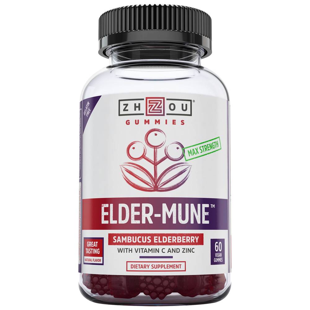 Zhou Elder Mune With Zinc and Vitamin C Supplement (sambucus - elderberry)