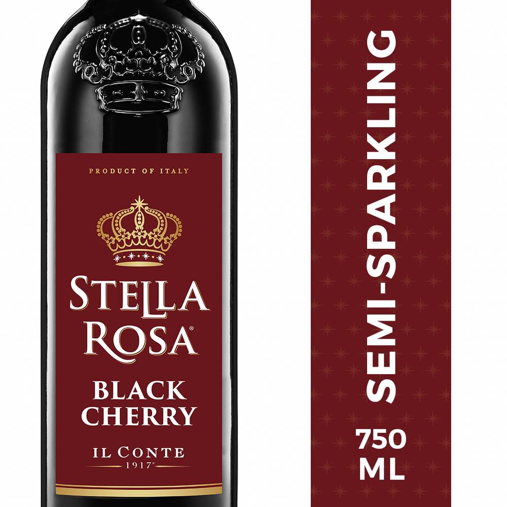 Stella Rosa Black Cherry Semi Sweet Red Wine (750 ml)