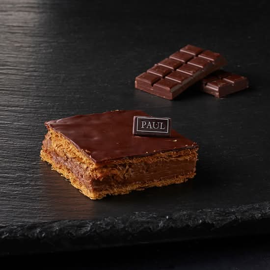 Le millefeuille chocolat individuel