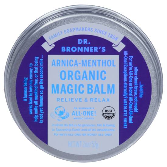 Dr. Bronner's Organic Arnica-Menthol Magic Balm