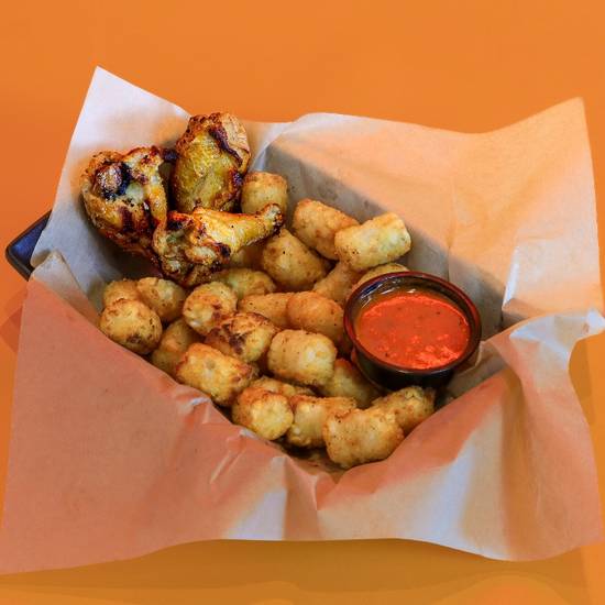 Wings (3) + Tots
