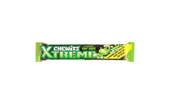 Chewits Xtreme Extremely Sour Apple Chews 34g (358285)