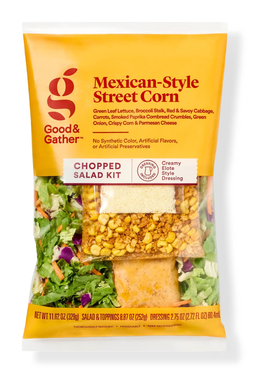 Good & Gather Street Corn Chopped Salad Kit, Mexican Style (11.62 oz)